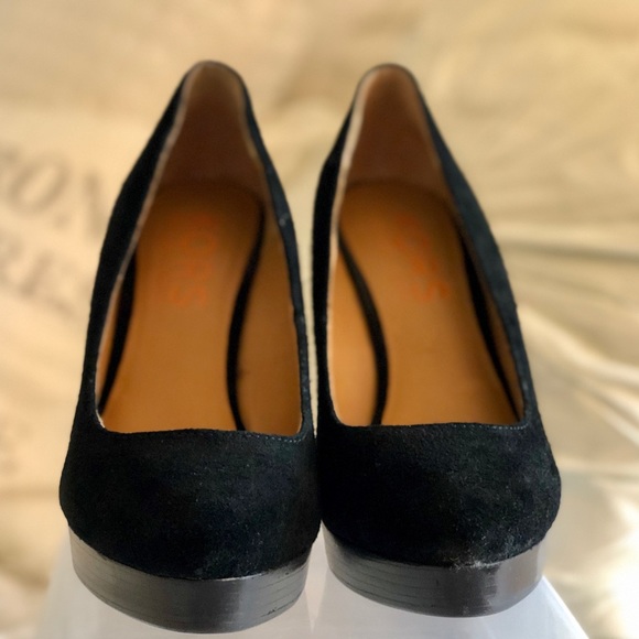 Kors suede wedges